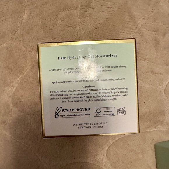 BYROE New York Kale Hydrating Gel Moisturizer NEW - Picture 3 of 16